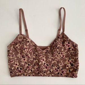 Free People Floral Bralette